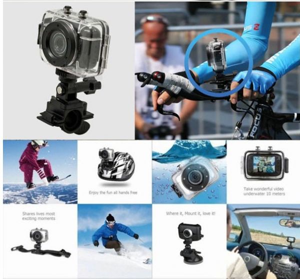 Camera Esportiva (prova de agua) 5 Megapixels - Frete Gratis