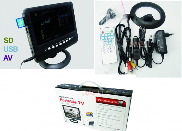 TV portatil 9.5 LCD - frete gratis