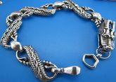 Bracelete masculino - dragão - frete gratis