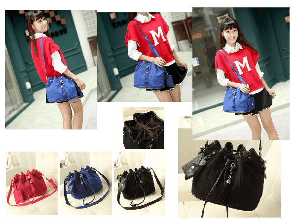 Bolsa bag couro sintetico
