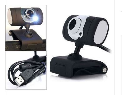 Web Cam USB HD com microfone - FRETE GRATIS