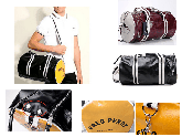 Bolsa de couro masculina academia