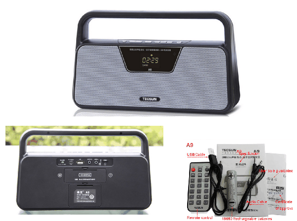 Radio TECSUN A9 FM MP3