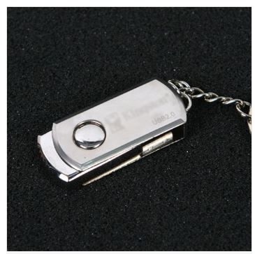 Pen Drive em aço inoxidável 16GB USB 2.0 - FRETE GRATIS