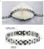 Pulseira magnetica masculina inoxidavel - frete gratis