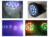 Led luz palco de alta potência RGB Com DMX512