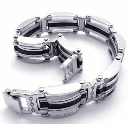 Bracelete masculino - design europeu - Frete Gratis