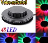 Iluminaria 48 Led coloridos (ativados por som)  Frete Gratis