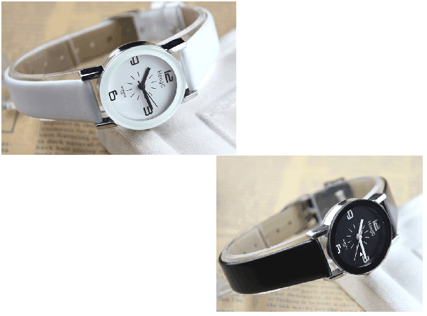 Relogio Casual pulseira lisa