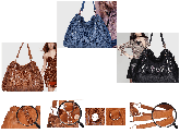 Bolsa fashion brilhante