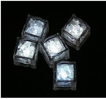 72 peças Cubo de Gelo Led Piscante - FRETE GRATIS
