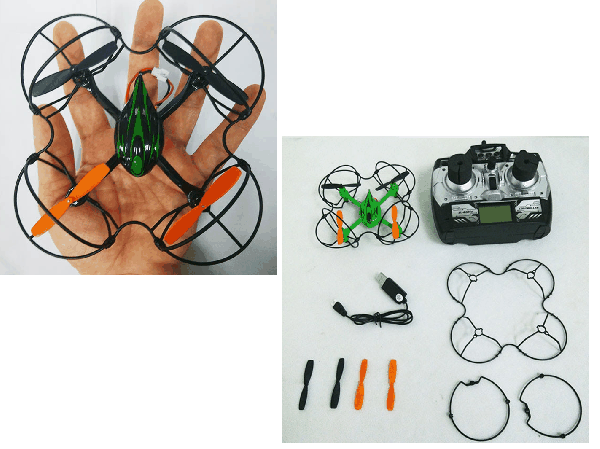 DRONE QUADROPTERO COM PROTEÇÃO