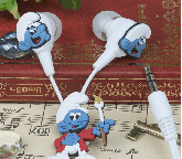 Fone de ouvido - smurfs - frete gratis