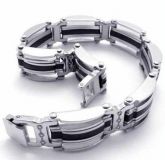 Bracelete masculino - design europeu - Frete Gratis