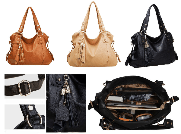 Bolsa de couro casual