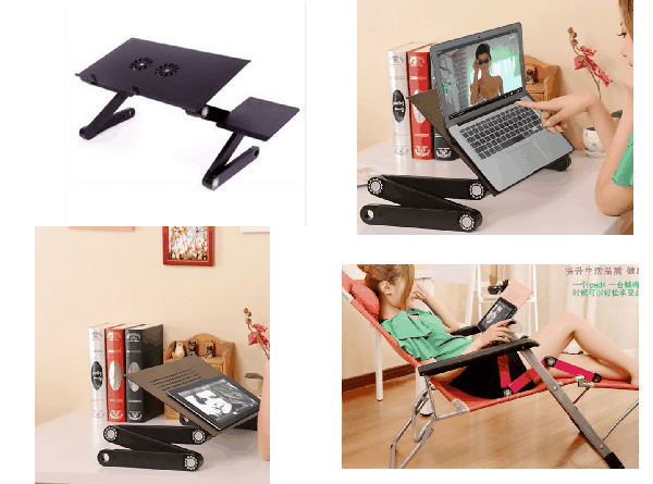 Mesa para laptop retrátil - frete gratis