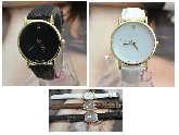 Relógio Feminino pulseira de couro - frete gratis
