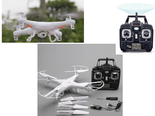 DRONE QUADROPTERO COM PROTEÇÃO E CAMERA EMBUTIDA